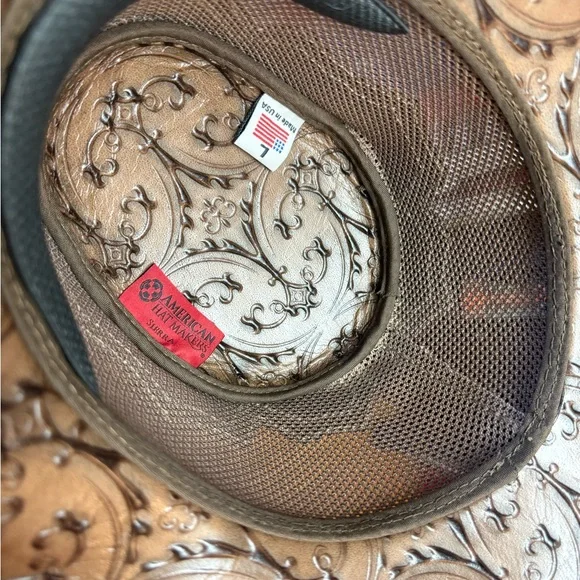 Steampunk Leather Western HatAmerican Hat MakersSize L